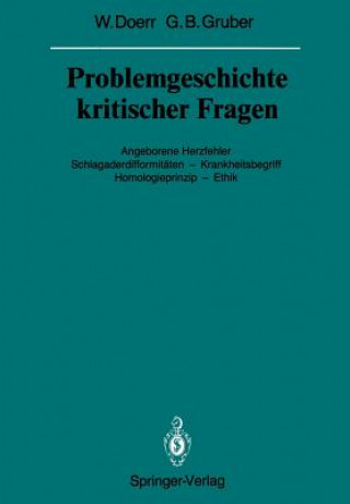 Carte Problemgeschichte Kritischer Fragen Wilhelm Doerr