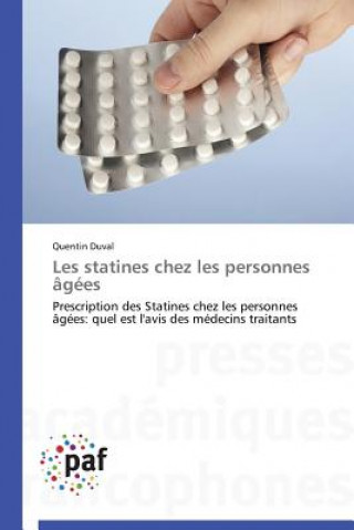 Könyv Les Statines Chez Les Personnes  g es Quentin Duval