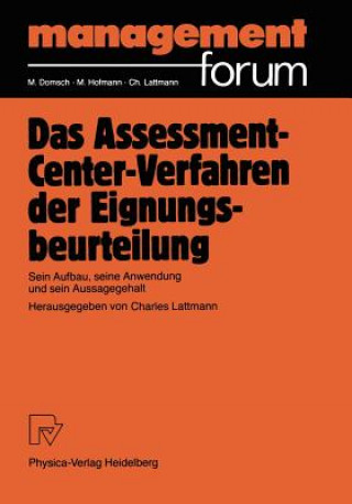 Książka Assessment-Center-Verfahren der Eignungsbeurteilung Charles Lattmann