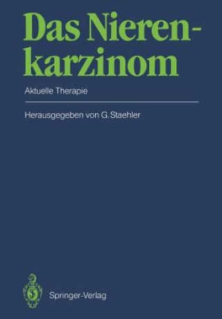 Libro Das Nierenkarzinom Gerd Staehler