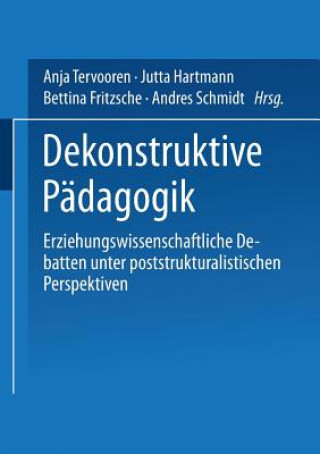 Book Dekonstruktive Padagogik Bettina Fritzsche