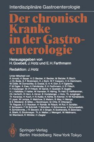 Kniha Chronisch Kranke in Der Gastroenterologie J. Hotz