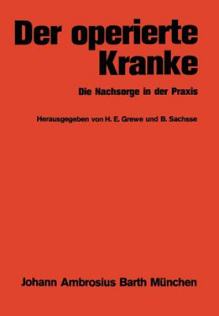 Buch Der operierte Kranke H. E. Grewe