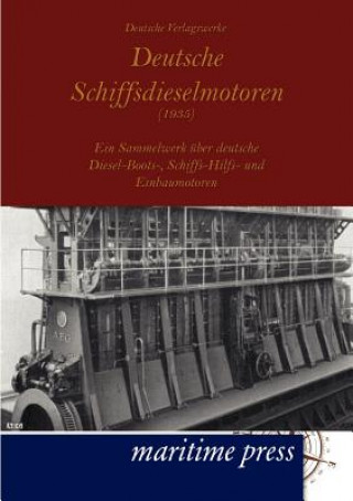 Carte Deutsche Schiffsdieselmotoren (1935) UNIKUM