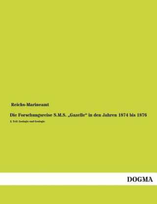 Carte Forschungsreise S.M.S. "Gazelle in den Jahren 1874 bis 1876 Reichs-Marineamt