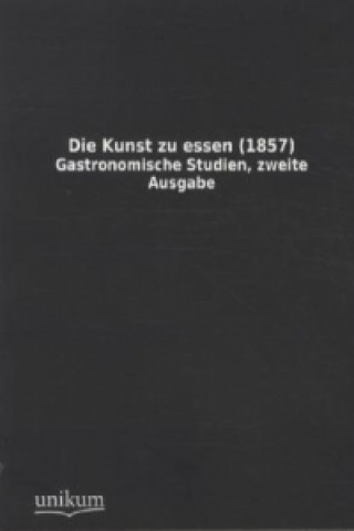 Book Die Kunst zu essen Anonymus