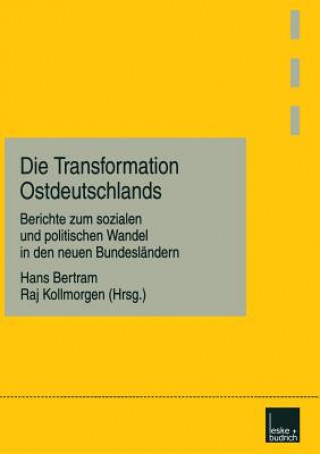 Książka Die Transformation Ostdeutschlands Hans Bertram