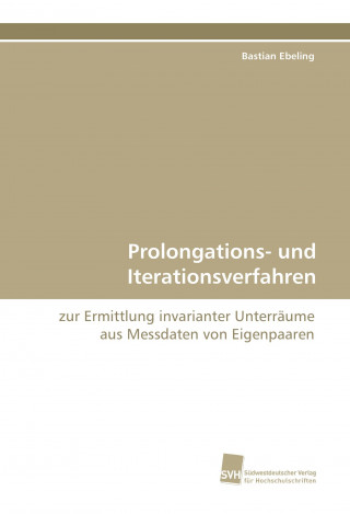 Knjiga Prolongations- und Iterationsverfahren Bastian Ebeling