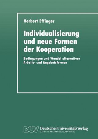 Boek Individualisierung und Neue Formen der Kooperation Herbert Effinger