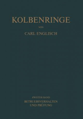 Buch Kolbenringe Carl Englisch