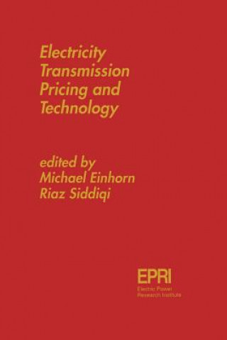 Kniha Electricity Transmission Pricing and Technology Michael A. Einhorn