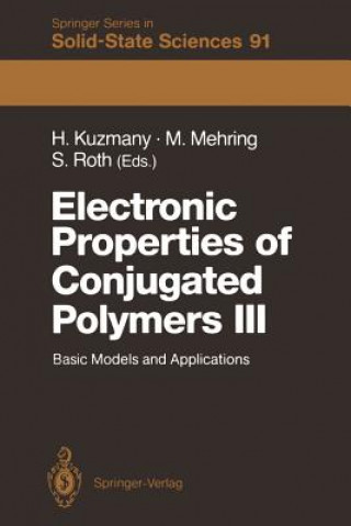 Kniha Electronic Properties of Conjugated Polymers III Hans Kuzmany