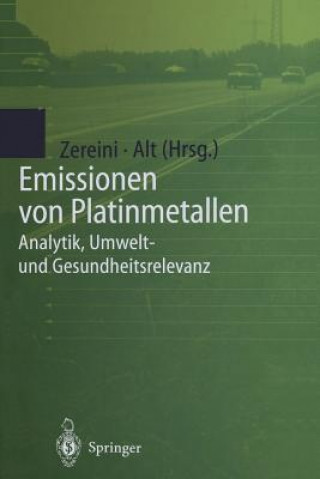 Kniha Emissionen von Platinmetallen Friedrich Alt