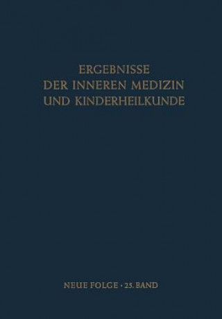 Kniha Ergebnisse der Inneren Medizin und Kinderheilkunde L Heilmeyer