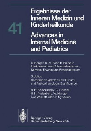 Buch Ergebnisse der Inneren Medizin und Kinderheilkunde / Advances in Internal Medicine and Pediatrics P Frick