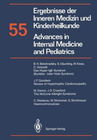 Könyv Ergebnisse Der Inneren Medizin und Kinderheilkunde / Advances in Internal Medicine and Pediatrics P Frick