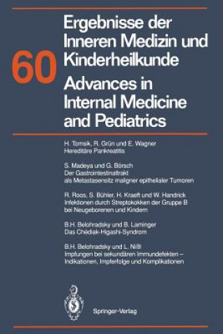 Książka Ergebnisse der Inneren Medizin und Kinderheilkunde/Advances in Internal Medicine and Pediatrics M Brandis