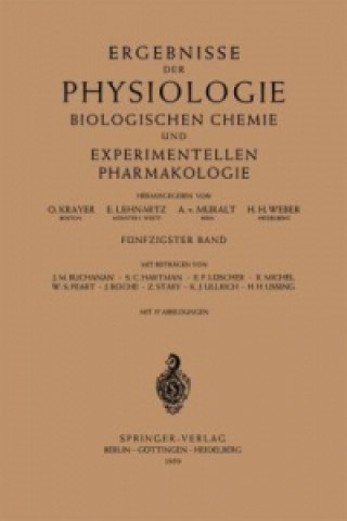 Kniha Ergebnisse der Physiologie Biologischen Chemie und Experimentellen Pharmakologie O. Krayer