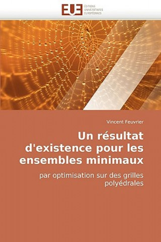 Книга resultat d''existence pour les ensembles minimaux Vincent Feuvrier