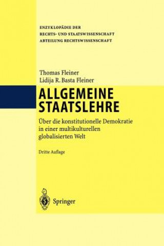 Książka Allgemeine Staatslehre Thomas Fleiner