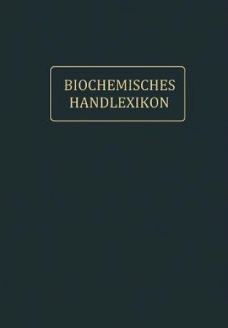 Книга Biochemisches Handlexikon Andor Fodor