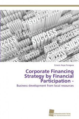 Kniha Corporate Financing Strategy by Financial Participation - Ernest Anye Fongwa