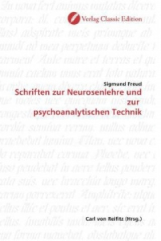 Kniha Schriften zur Neurosenlehre und zur  psychoanalytischen Technik Sigmund Freud