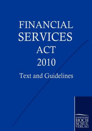 Książka Financial Services Act 2010 N N