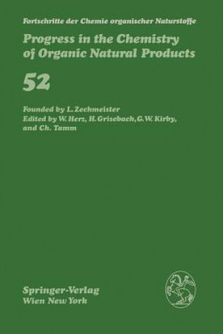 Könyv Fortschritte der Chemie organischer Naturstoffe / Progress in the Chemistry of Organic Natural Products 