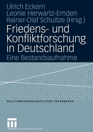 Könyv Friedens- Und Konfliktforschung in Deutschland Ulrich Eckern