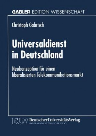 Könyv Universaldienst in Deutschland Christoph Gabrisch