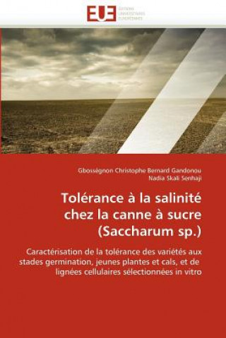 Kniha Tol rance   La Salinit  Chez La Canne   Sucre (Saccharum Sp.) Gbosségnon Christophe Bernard Gandonou