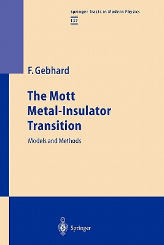 Książka Mott Metal-Insulator Transition Florian Gebhard