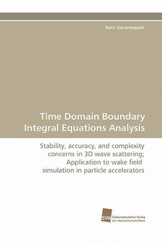 Book Time Domain Boundary Integral Equations Analysis Amir Geranmayeh