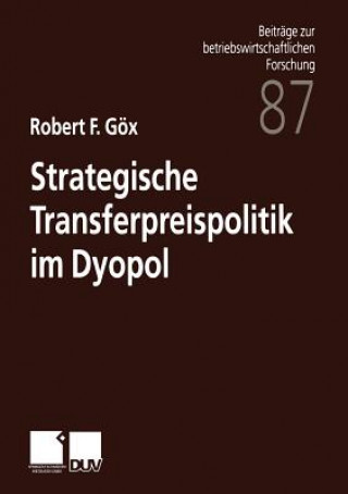 Carte Strategische Transferpreispolitik Im Dyopol Robert F. Göx