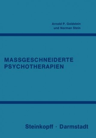 Книга Massgeschneiderte Psychotherapien A. P. Goldstein