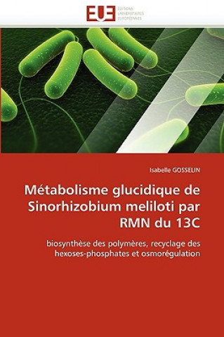 Książka M tabolisme Glucidique de Sinorhizobium Meliloti Par Rmn Du 13c Isabelle Gosselin