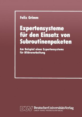 Libro Expertensysteme für den Einsatz von Subroutinenpaketen Felix Grimm