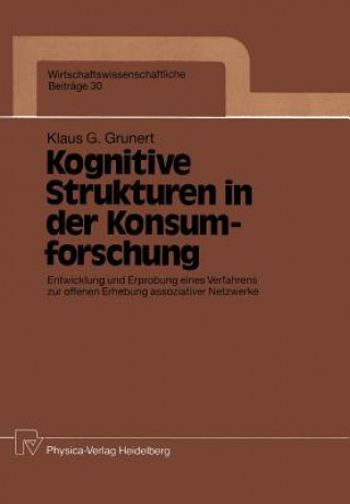 Libro Kognitive Strukturen in der Konsumforschung Klaus G. Grunert