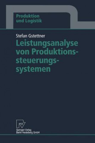 Buch Leistungsanalyse Von Produktionssteuerungssystemen Stefan Gstettner