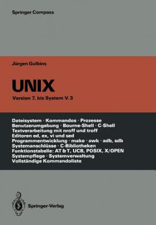 Kniha Unix Jurgen Gulbins