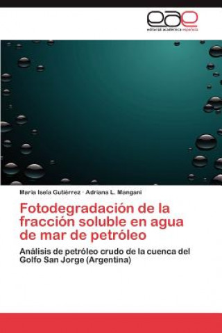 Kniha Fotodegradacion de La Fraccion Soluble En Agua de Mar de Petroleo Maria Isela Gutiérrez