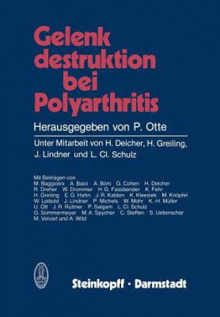 Книга Gelenkdestruktion bei Polyarthritis P. Otte