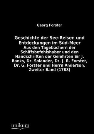 Carte Geschichte der See-Reisen und Entdeckungen im Sud-Meer George Forster