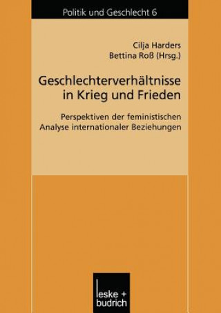 Livre Geschlechterverh ltnisse in Krieg Und Frieden Cilja Harders