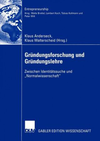 Carte Grundungsforschung und Grundungslehre Klaus Anderseck