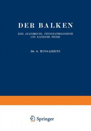 Knjiga Der Balken G. Mingazzini