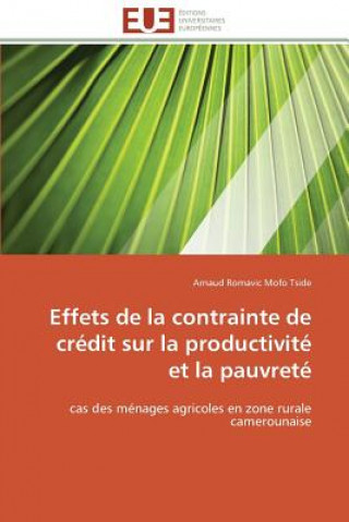 Libro Effets de la Contrainte de Cr dit Sur La Productivit  Et La Pauvret Arnaud Romavic Mofo Tside