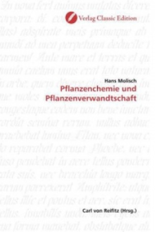 Carte Pflanzenchemie und Pflanzenverwandtschaft Hans Molisch