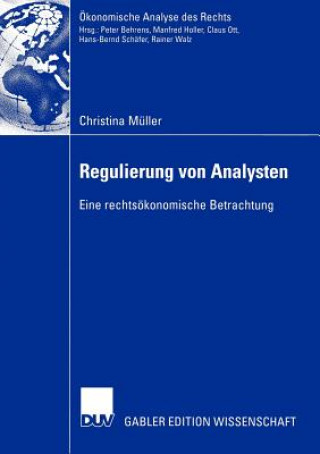 Knjiga Regulierung von Analysten Christina Müller